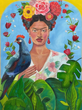 Frida’s Chachalaca - 42x60 Original Painting