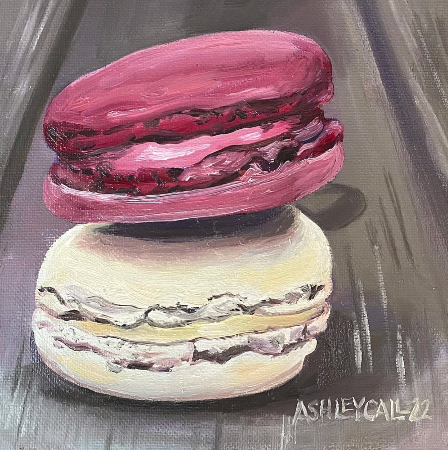 Macarons - 6x6 Original Painting
