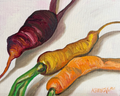 Pulled from the Earth - 10x8 Original Painting