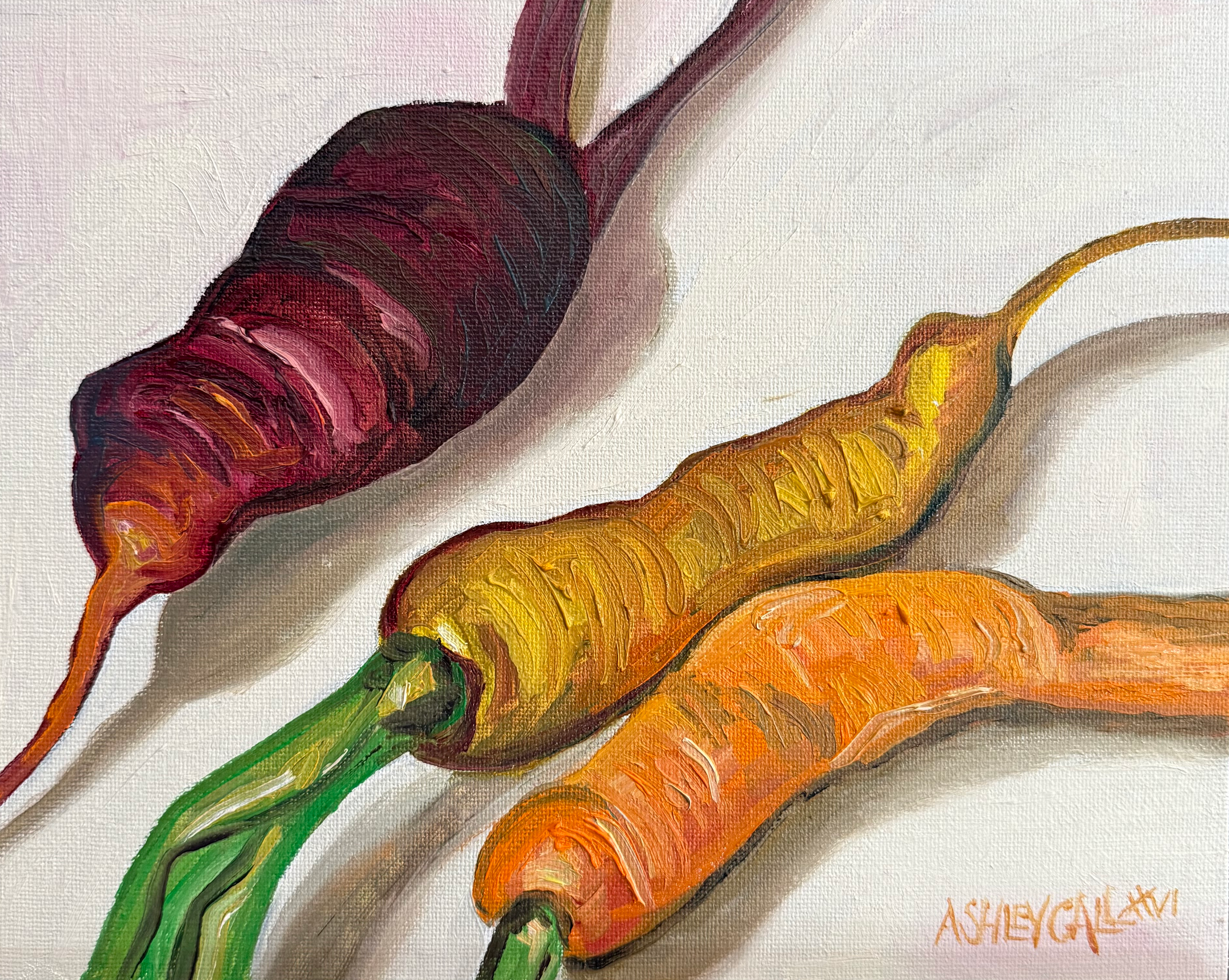Pulled from the Earth - 10x8 Original Painting